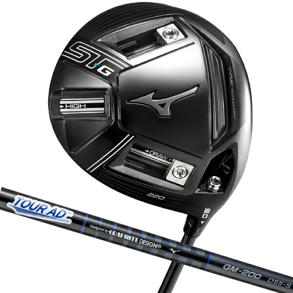 ミズノST-G 220ドライバー　5KJTB48851　TOUR AD GM-200 D カーボンシャフト　S　送料無料｜スポーツミヤスポ店