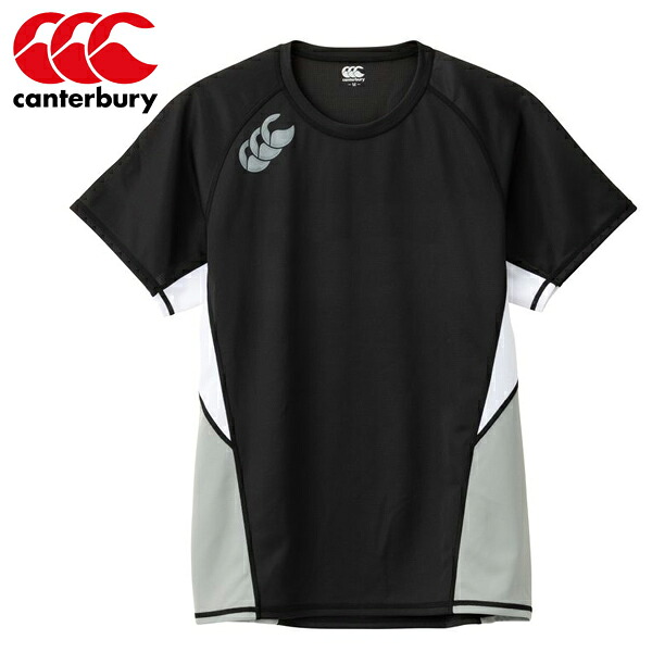 ラグビーウエア　カンタベリー　Tシャツ　プラクティスティー　RG33220　BK　ブラック