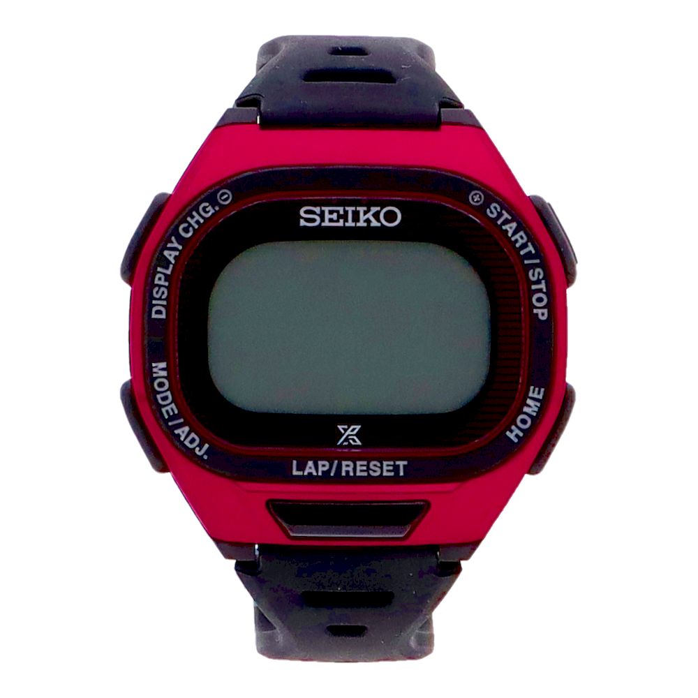 セイコー 位置づける備品 歩数計 百貨店ランナーズ ソーラー S690 SBEF047 メタリックレッド メンズ・ユニ一発やる