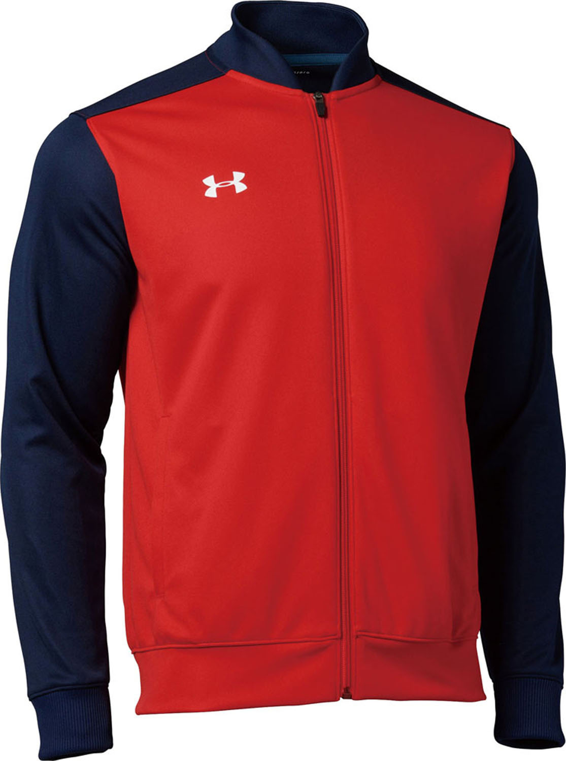 アンダーアーマー マルチスポーツ ジャケット トレーニングウェア UA チーム ウォームアップ ジャケット 1314108 410 Midnight Navy/Red/White ユニセックス