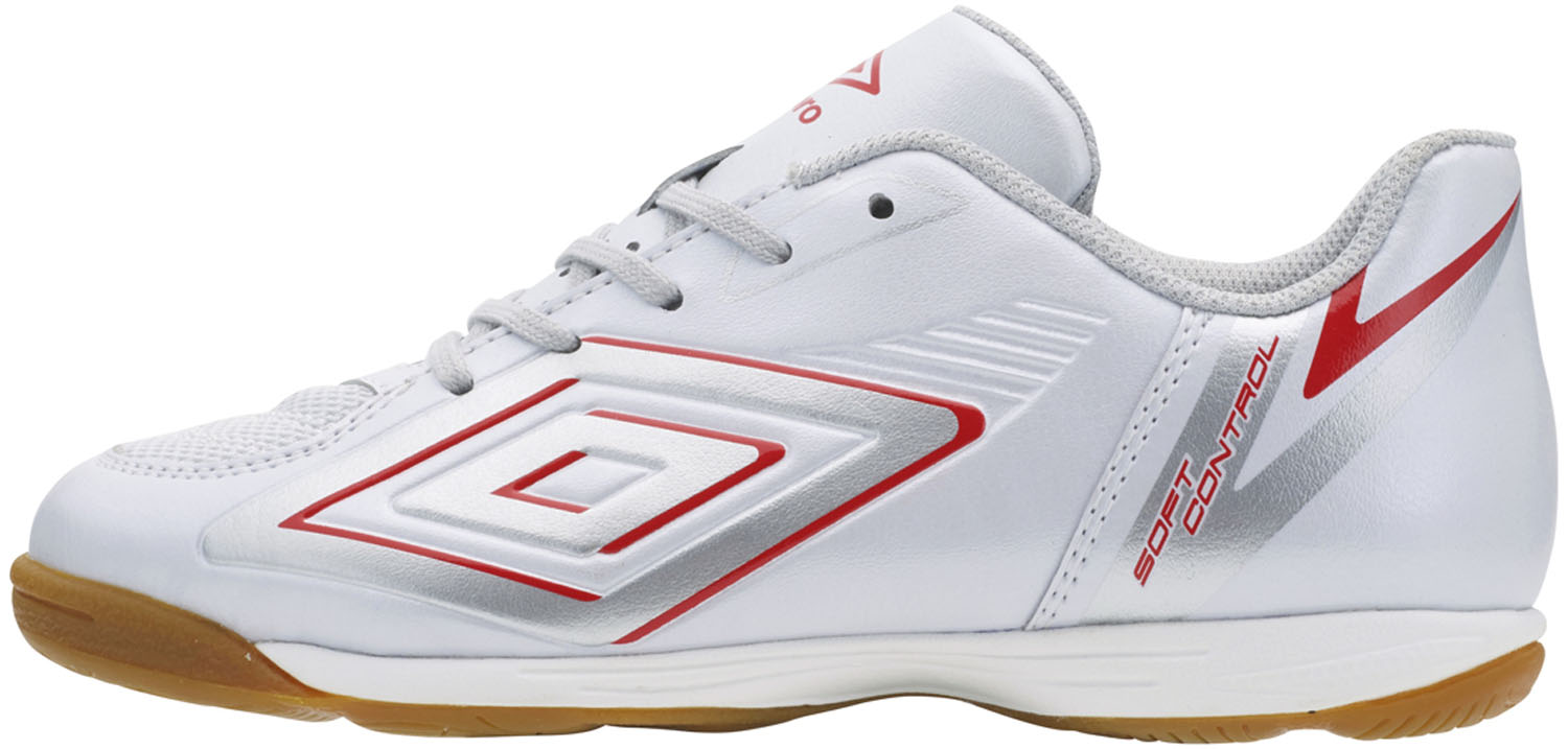 アンブロ サッカー サッカー シューズ スパイク UMBRO やわらかコントロールサッカーシューズIN UU4XJB55WR WR S.WHITE/RED/SLV