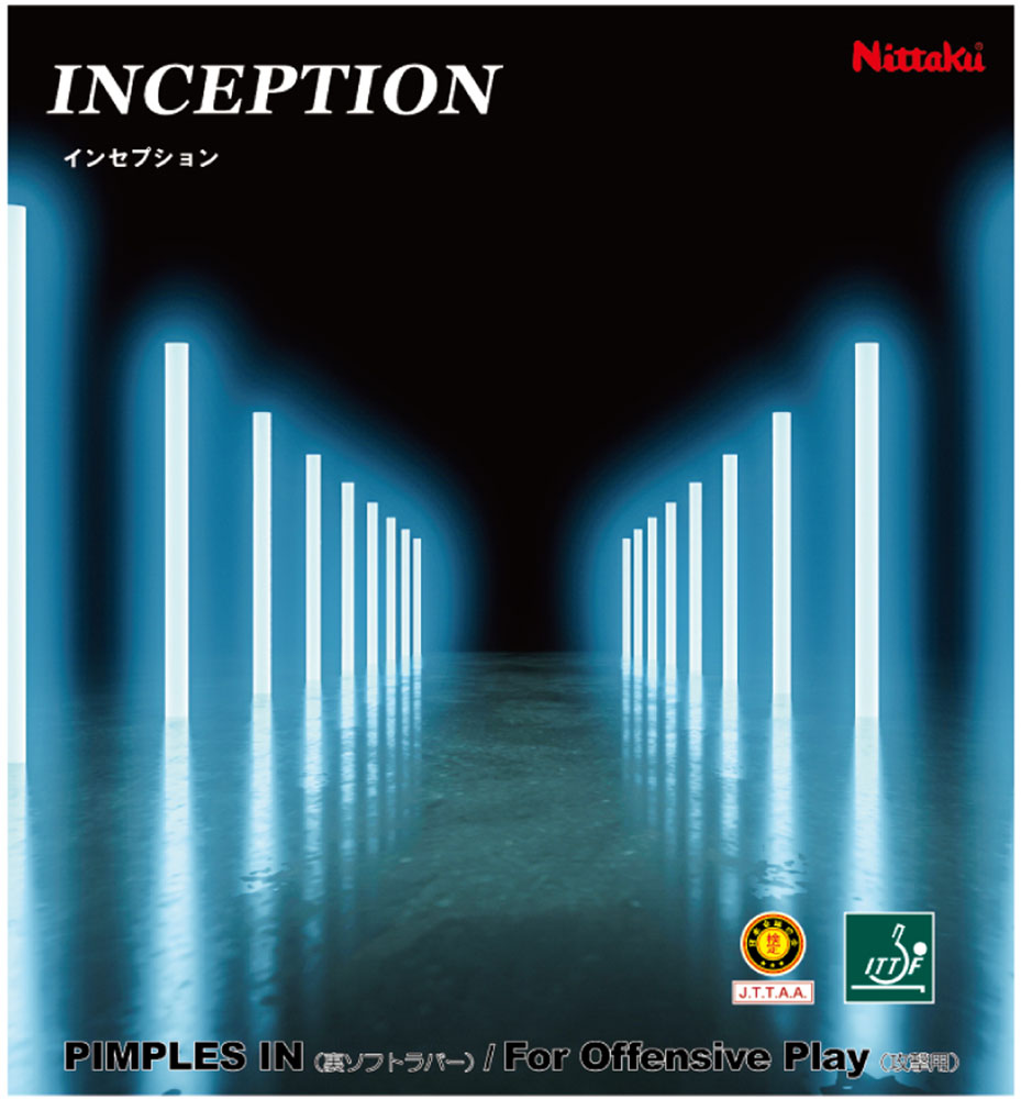 ニッタク 卓球 ガット・ラバー コントロール系 裏ソフトラバー インセプション ブラック 厚 NR8727 71 ブラック画像