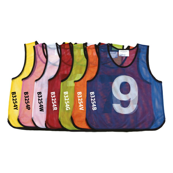 楽天市場】トーエイライト ビブス メッシュベスト1~10 B3254B ブルー