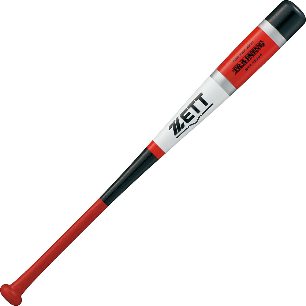 ゼット ベイスボール＆ソフトボール 野球バット 形づくる野球バット 1kg BTT15384 6419 赤いこと×黒いこと