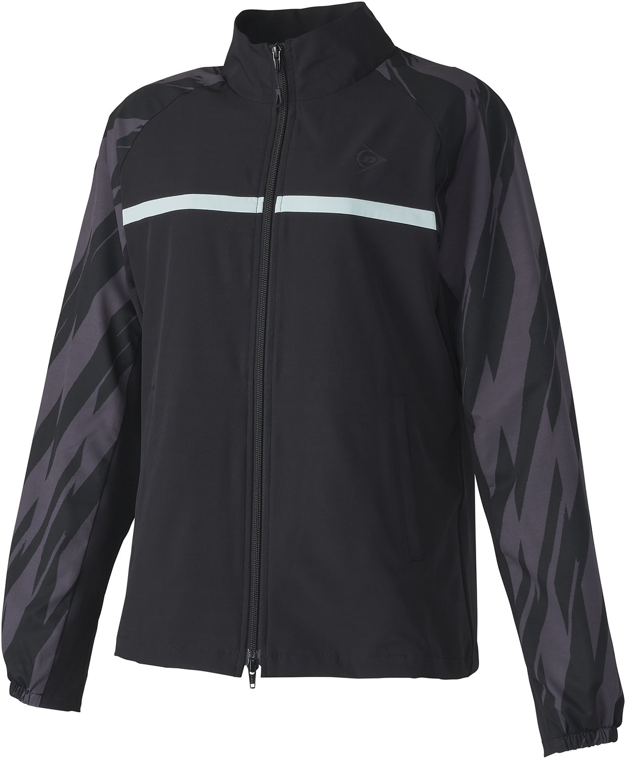 ダンロップ テニス ジャケット ウインドウェア WIND JACKET DAW-4560W 900 ブラック レディース｜スポーツミヤスポ店