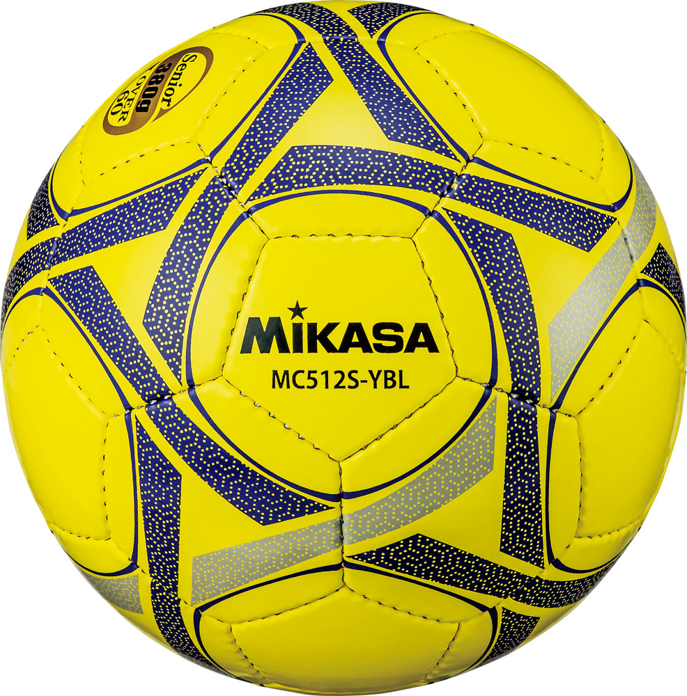 ミカサ サッカー サッカー ボール 軽量球 5号 シニア用 MC512SYBL イエロー×ブルー ユニセックス