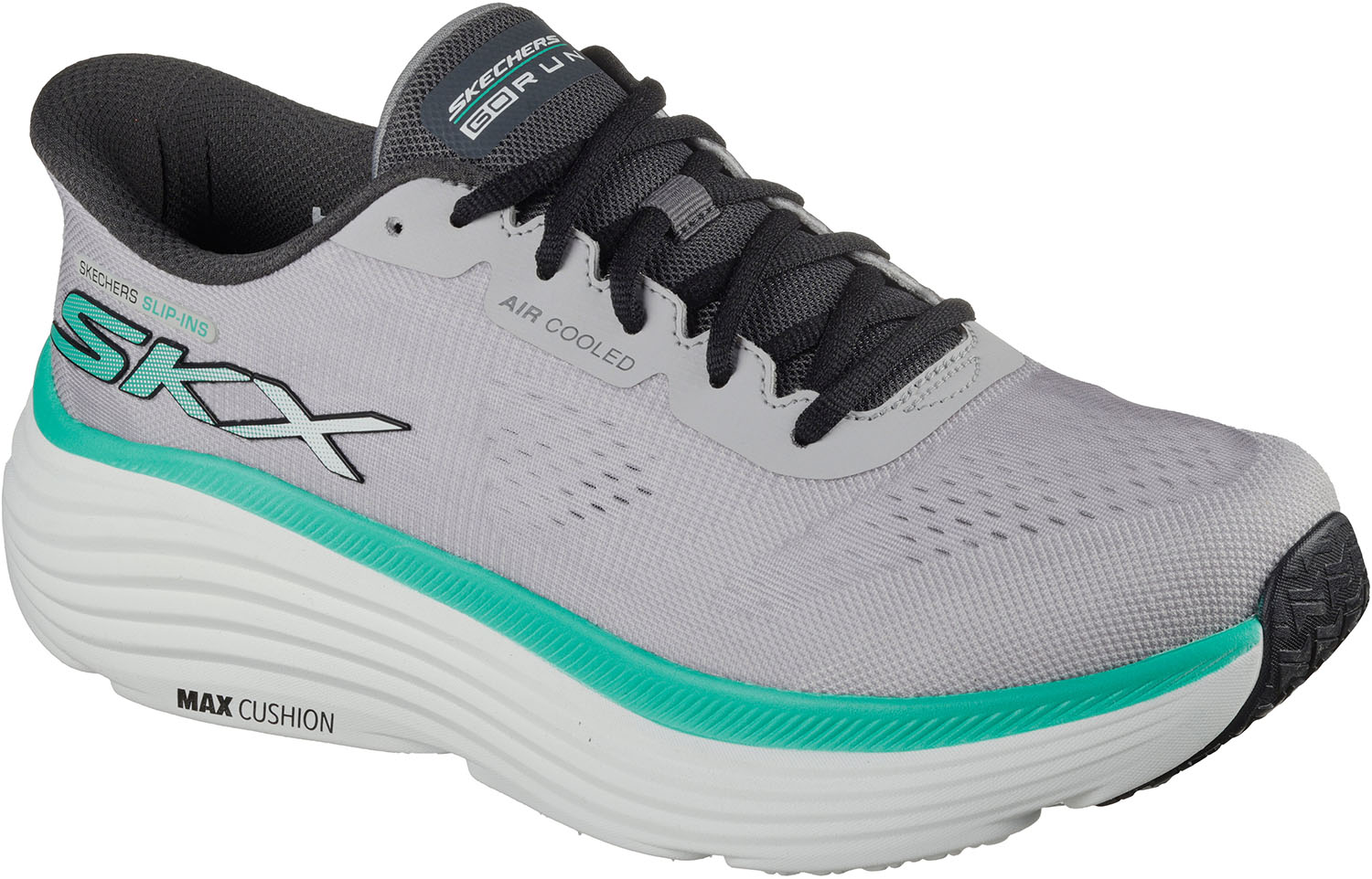 スケッチャーズ 心地よい シューズ シューズ MAX CUSHIONING ENDEAVOUR-EXCITON 220611 LTGY 点火装置薄墨色 メンズ