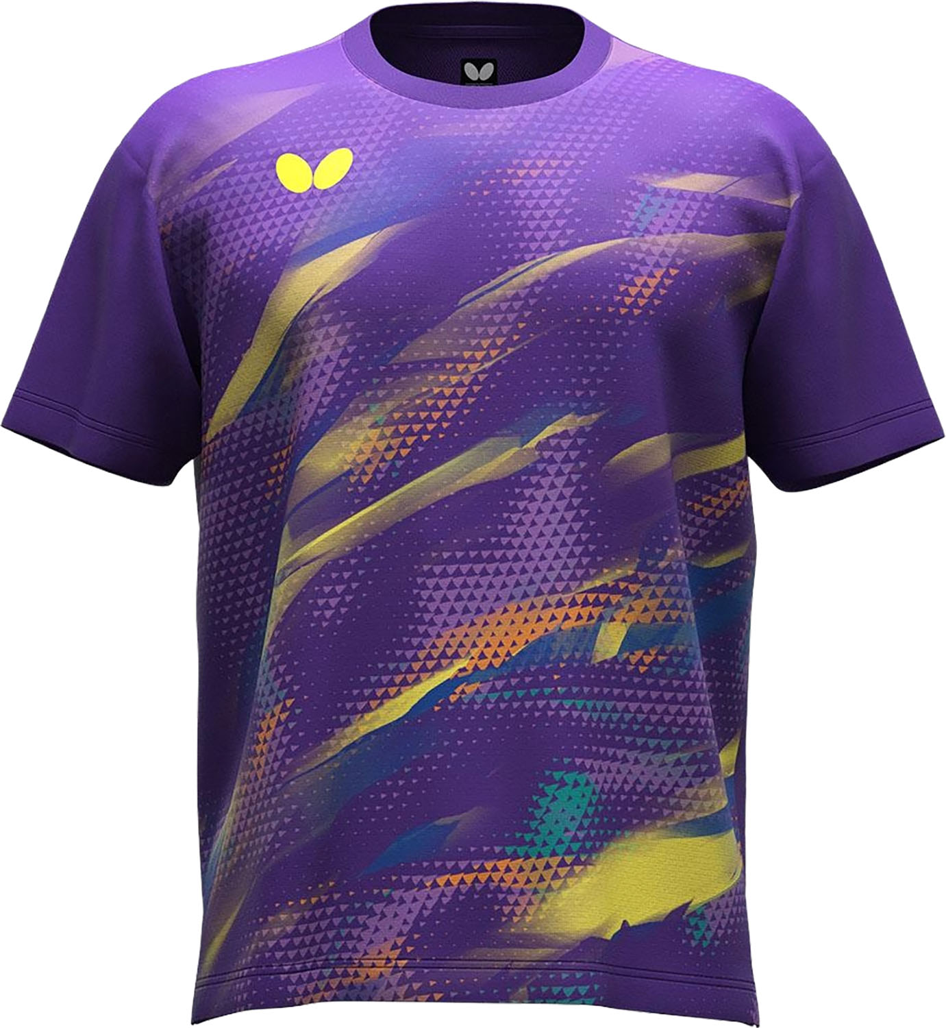 バタフライ 卓球 半袖シャツ Ｔシャツ アドロス・Tシャツ 47420 243 パープル ユニセックス
