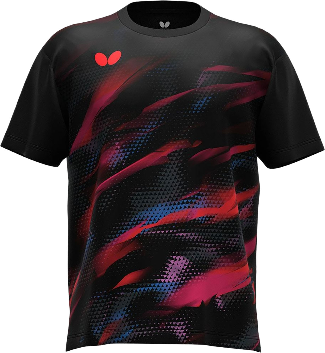 バタフライ 卓球 半袖シャツ Ｔシャツ アドロス・Tシャツ 47420 278 ブラック ユニセックス