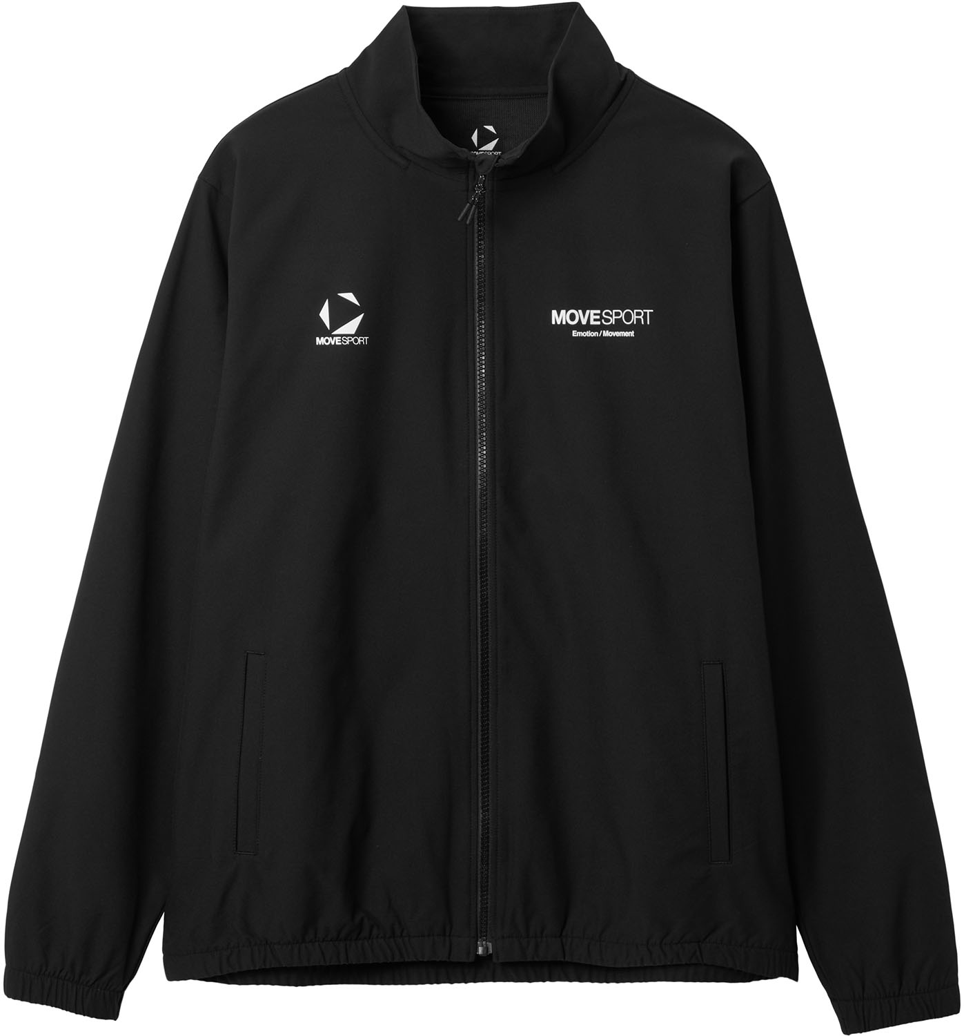 ムーブスポーツ マルチスポーツ ジャケット トレーニングウェア ストレッチウーブン スタンドジャケット ST5FJK21M BK00 ブラック メンズ