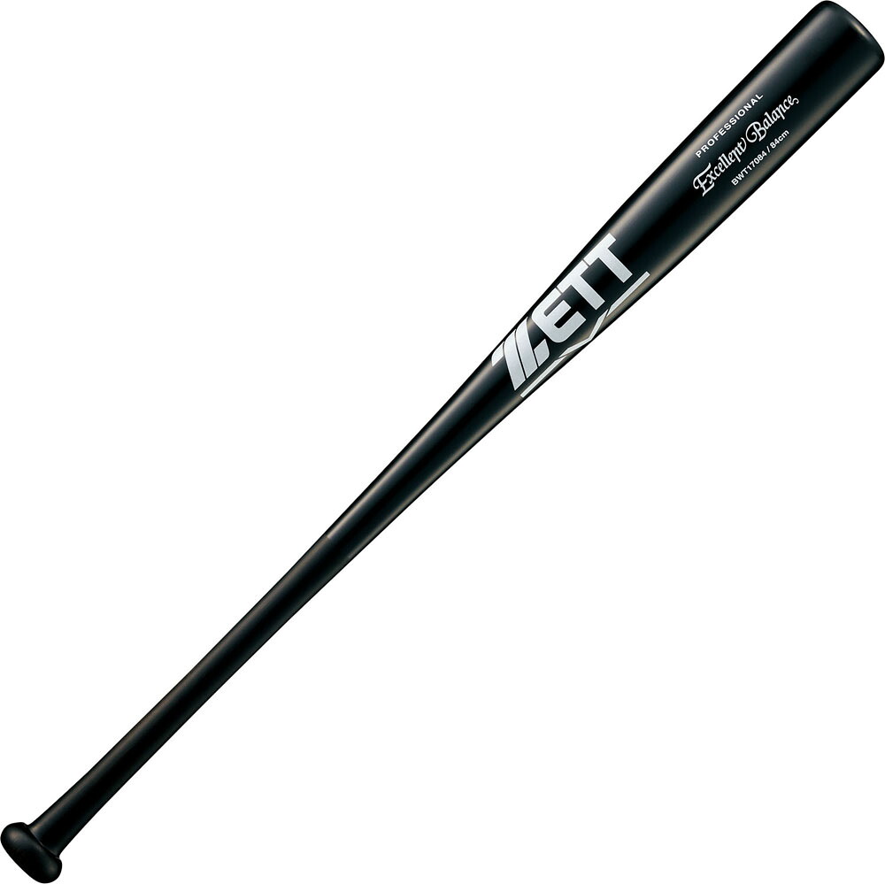 ゼット ベイスボール＆ソフトボール 野球バット 硬式木製野球バット エクセレントバランス BWT17084 1900 黒いこと
