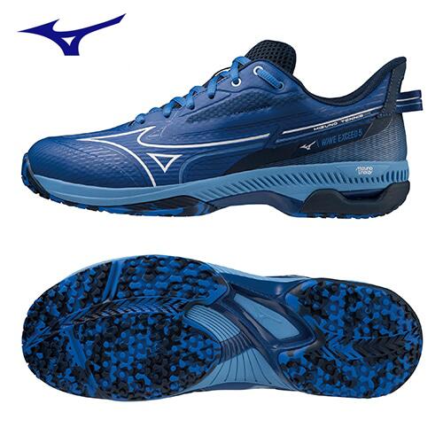 楽天市場】ミズノ テニスシューズ ウエーブエクシード 4 SW OC ブルー