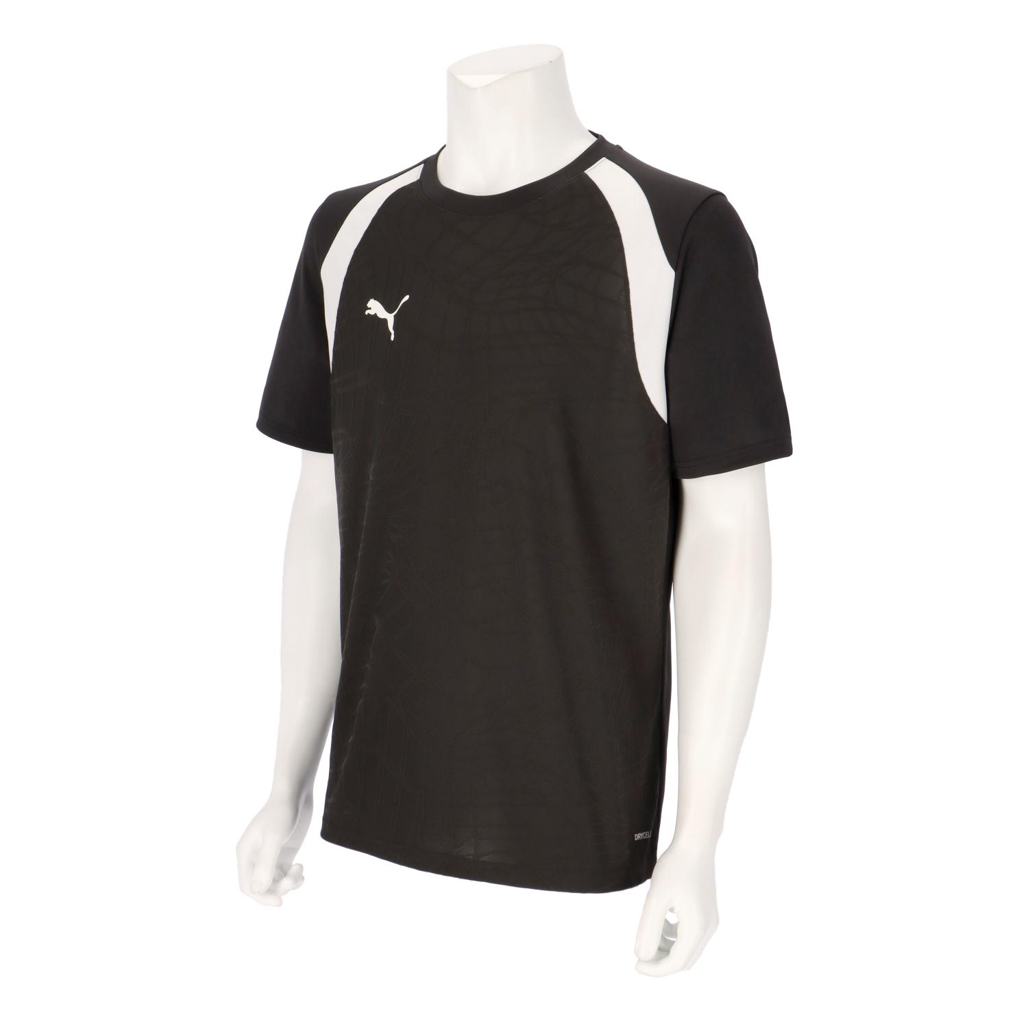 【楽天市場】プーマ ウェア Tシャツ teamFINAL26 TR SSシャツ 660966 (03)Puma Black-Puma ...