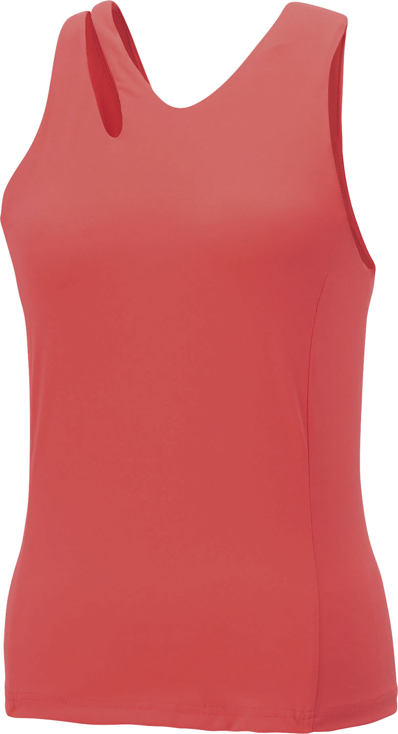 ヨネックス テニス タンクトップ Ｔシャツ ウィメンズフィットタンクトップ(インナーブラ付) 20868Y 475 コーラルレッド レディース｜スポーツミヤスポ店