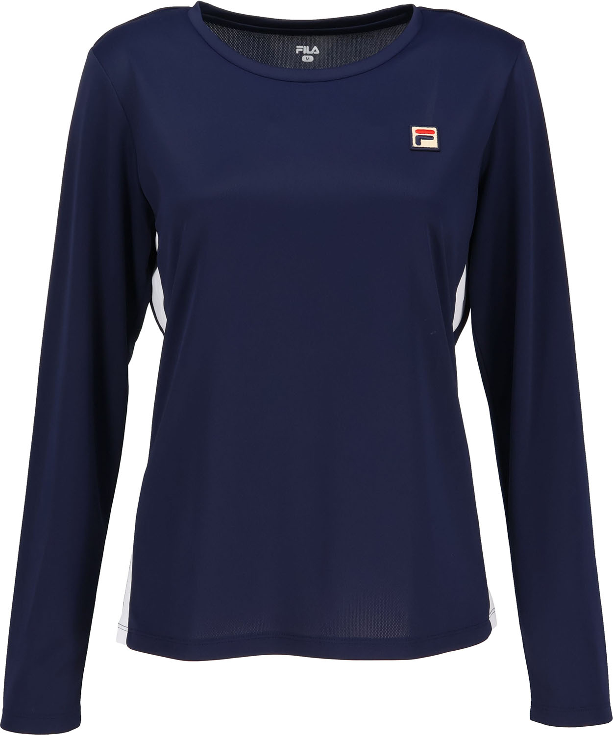 フィラ 庭球 ロング捩りティーシャツ Ｔシャツ ロングスリーブシャツ CZ6SGW036 NV0 米国海軍 レディース スポーツ・アウトドア-レディースウェア-テニス