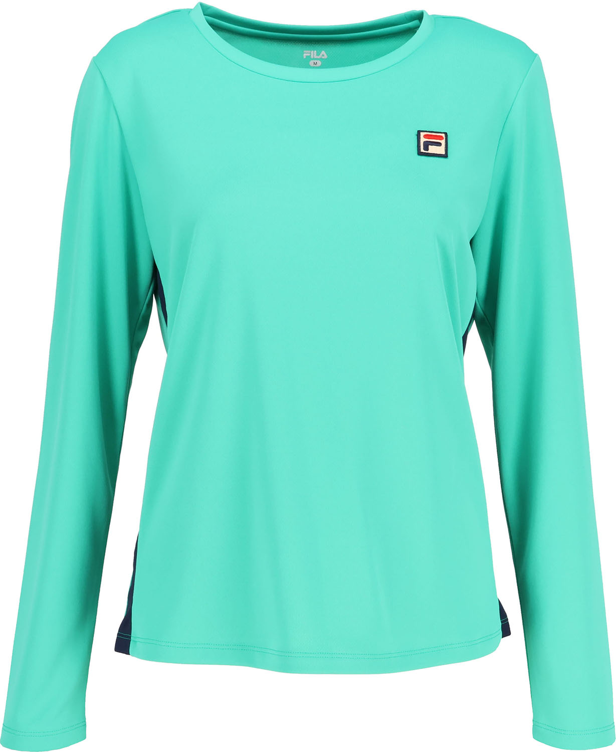 フィラ 庭球 ロング捩りティーシャツ Ｔシャツ ロングスリーブシャツ CZ6SGW036 TQ0 藍緑色 レディース その他-テニス