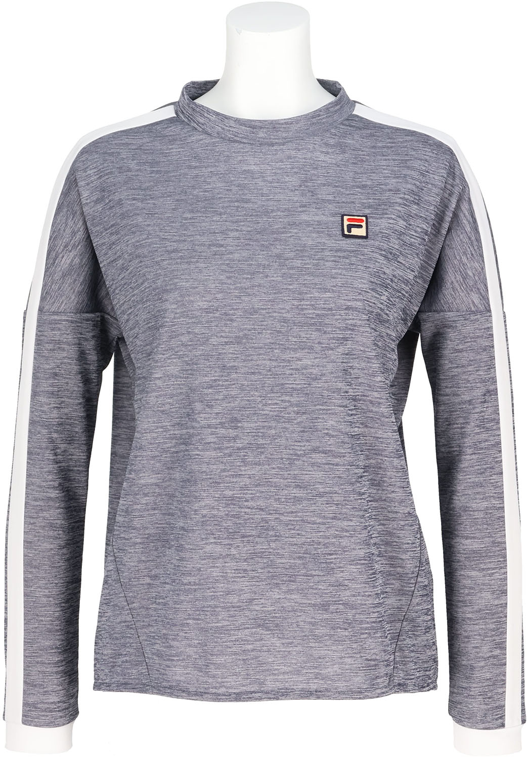 フィラ 庭球 ロング捩りティーシャツ Ｔシャツ ロングスリーブシャツ CZ6SGW050 NV0 米国海軍 レディース その他-レディースウェア