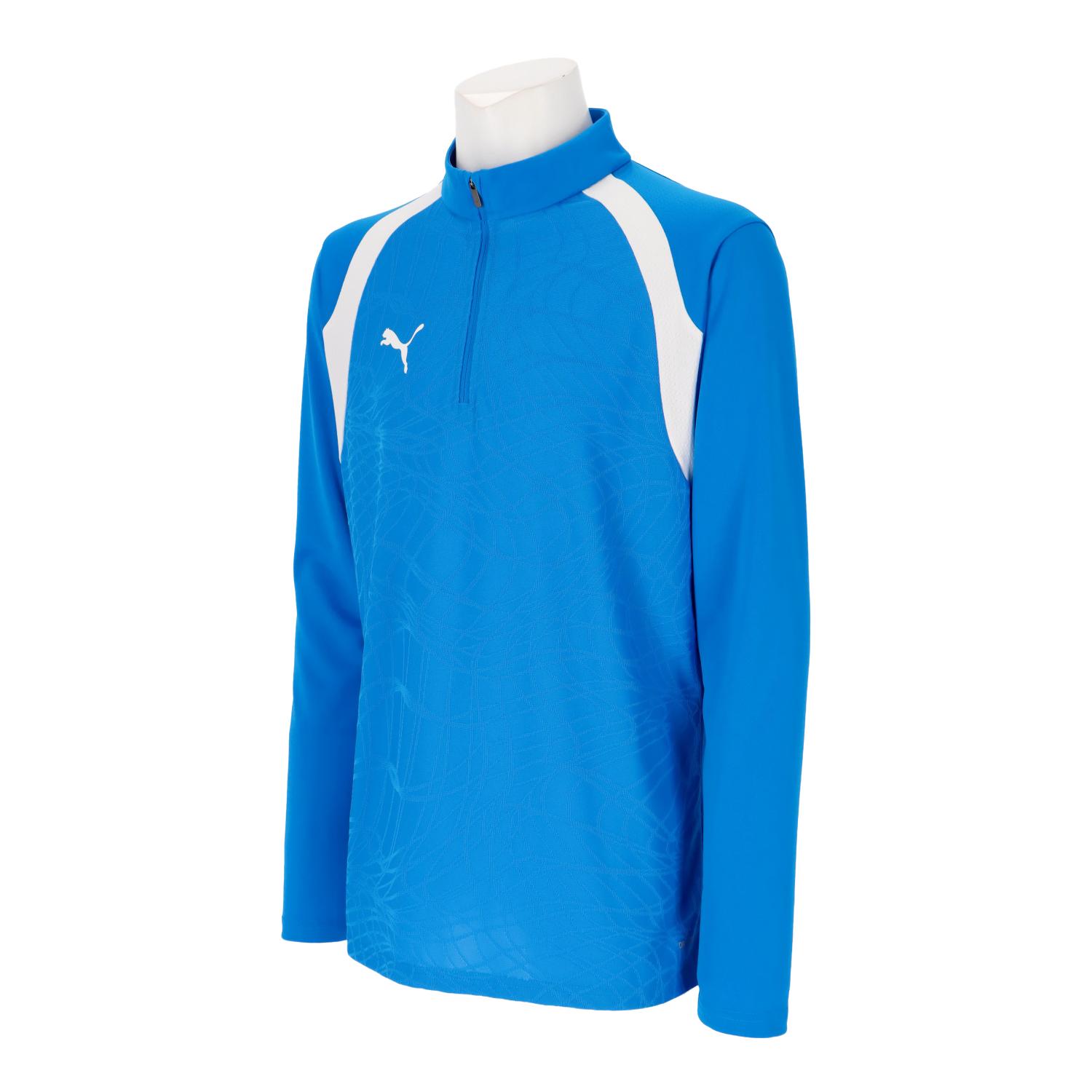 ピューマ 御召しもの 形づくるプルオーバー teamFINAL26 TR 1/4 ジップトップ 660973 (02)Electro Royal-PUMA White-PUMA White メンズ・ユニ一発やる