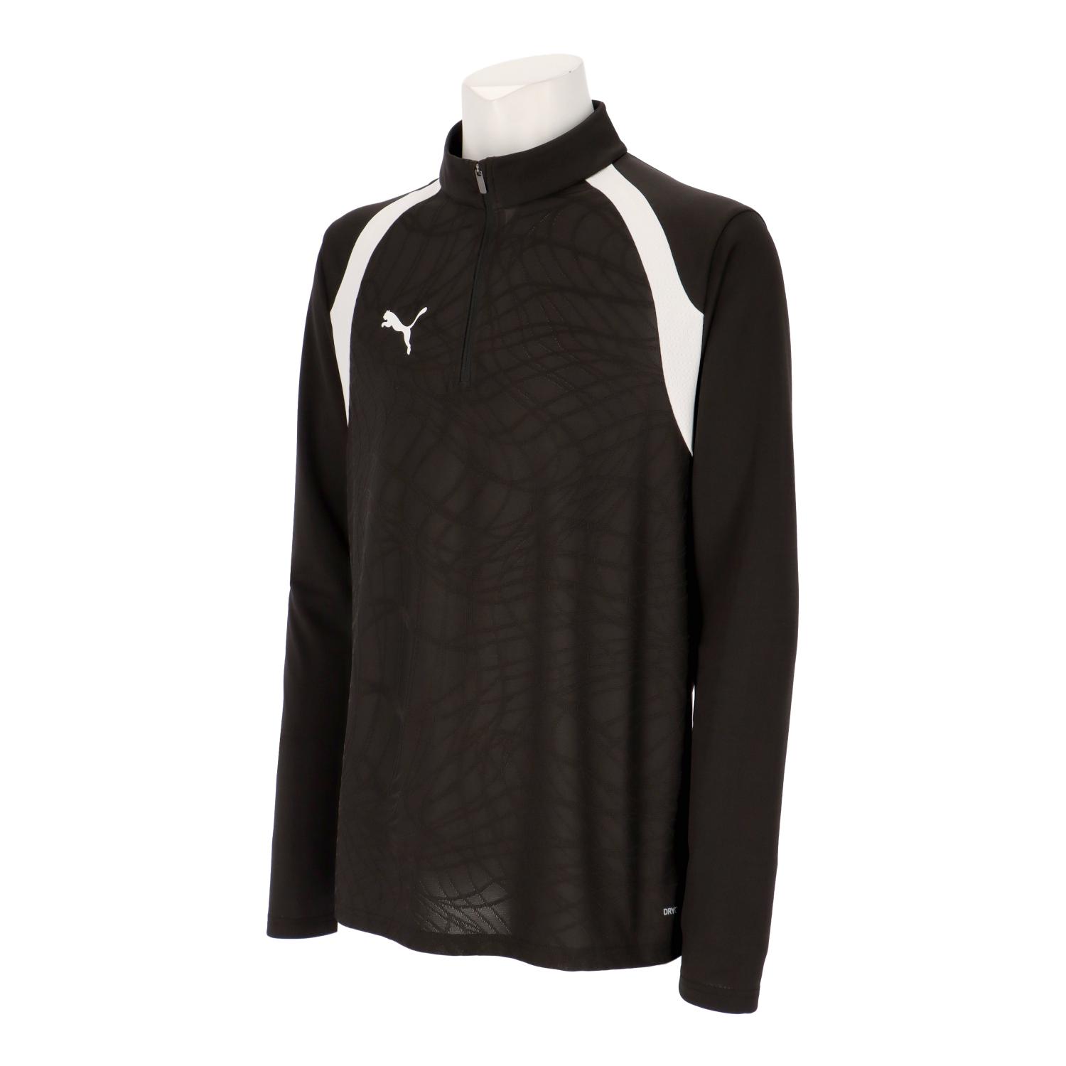 ピューマ 御召しもの 形づくるプルオーバー teamFINAL26 TR 1/4 ジップトップ 660973 (03)Puma Black-Puma White-Puma White メンズ・ユニ一発やる
