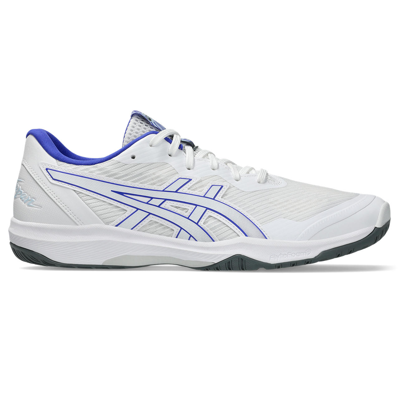 アシックス　Volleyball　シューズ（ユニ）　ＲＯＴＥ　ＪＡＰＡＮ　ＬＹＴＥ　ＦＦ　３　1053A054　106　ＷＨＩＴＥ／ＣＯＢＡＬＴ　ＢＵＲＳＴ