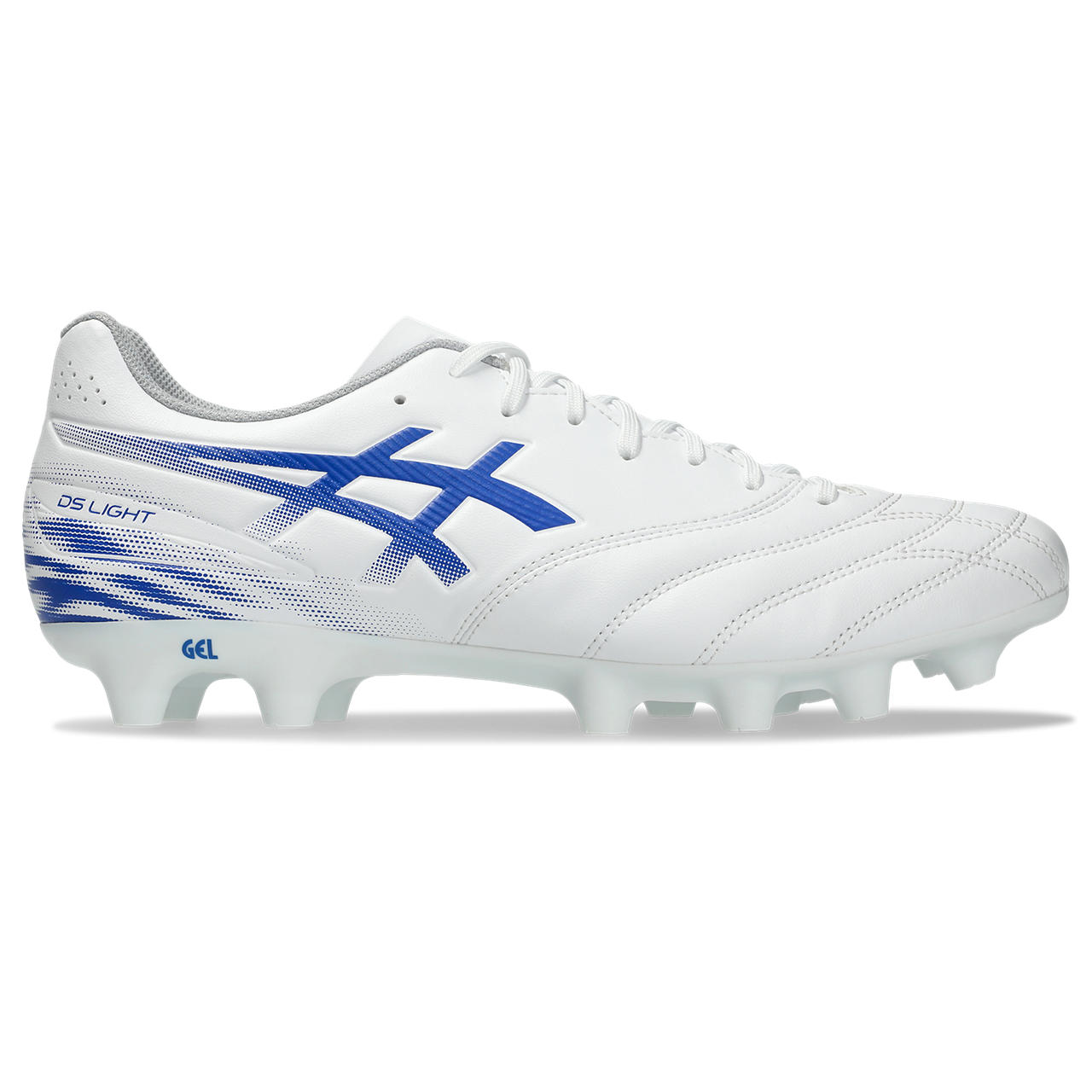 アシックス Soccer シューズ（ユニ） ＤＳ ＬＩＧＨＴ ＣＬＵＢ ＷＩＤＥ 1103A128 100 ＷＨＩＴＥ／ＡＳＩＣＳ ＢＬＵＥ スポーツ・アウトドア-その他