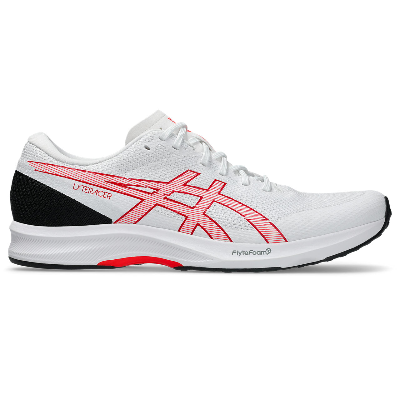 アシックス　Running　シューズ（メンズ）　ＬＹＴＥＲＡＣＥＲ　６　1011B971　102　ＷＨＴ／ＦＬＡＳＨ　ＲＥＤ