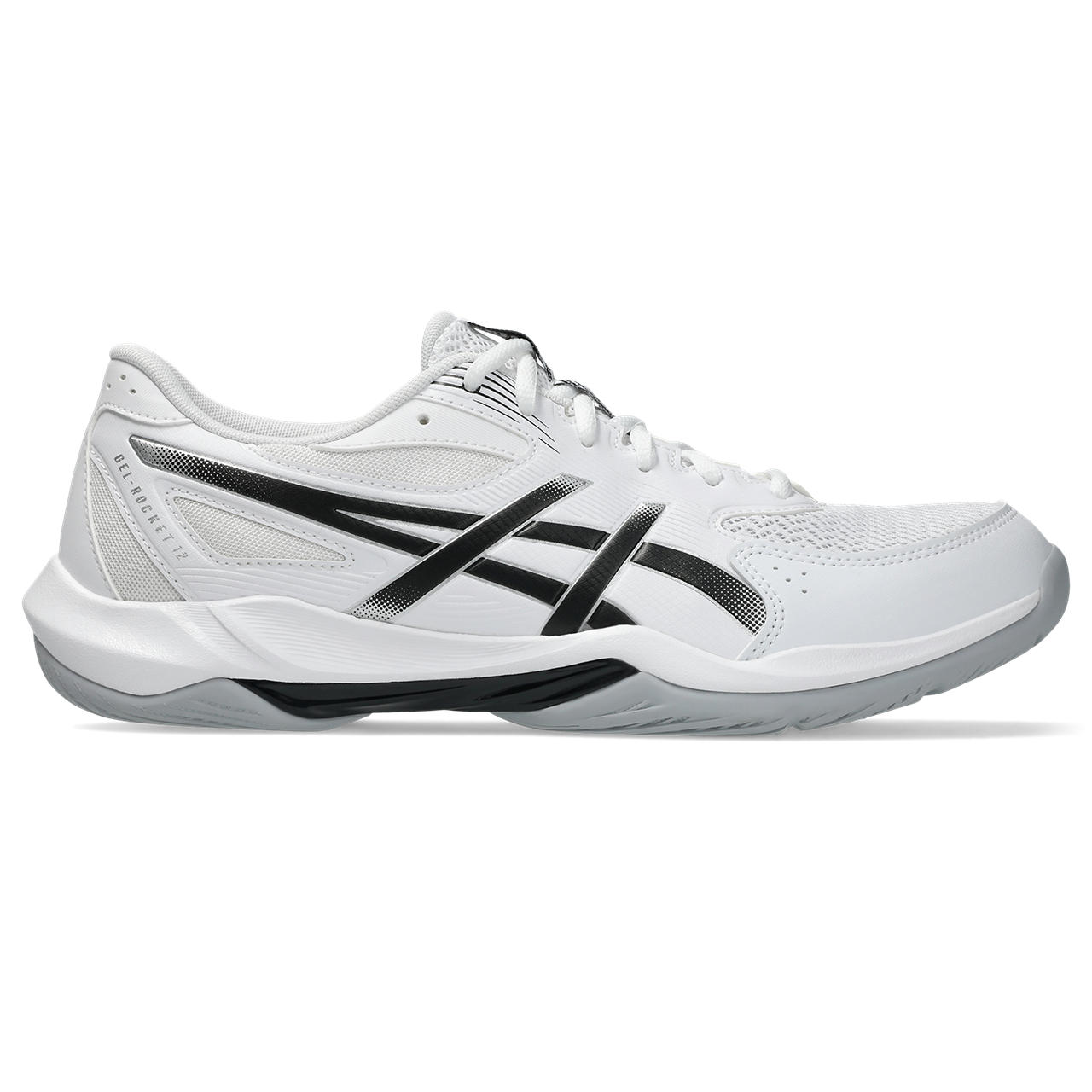 アシックス IndoorSports シューズ（ユニ） ＧＥＬ－ＲＯＣＫＥＴ １２ 1073A081 101 ＷＨＩＴＥ／ＢＬＡＣＫ