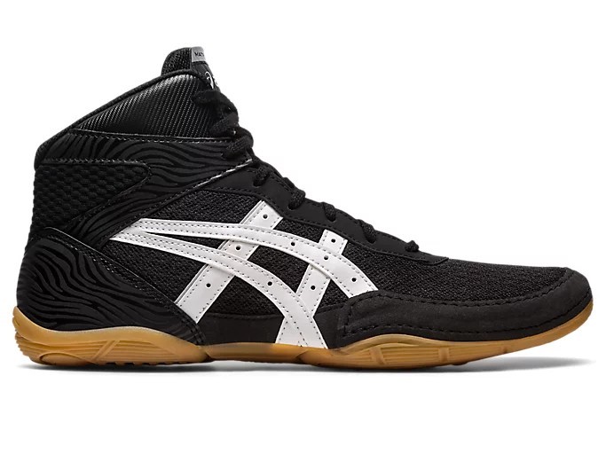 アシックス Wrestling シューズ（メンズ） ＭＡＴＦＬＥＸ ７ 1081A051 001 ＢＬＡＣＫ／ＷＨＩＴＥ その他-スポーツ・アウトドア
