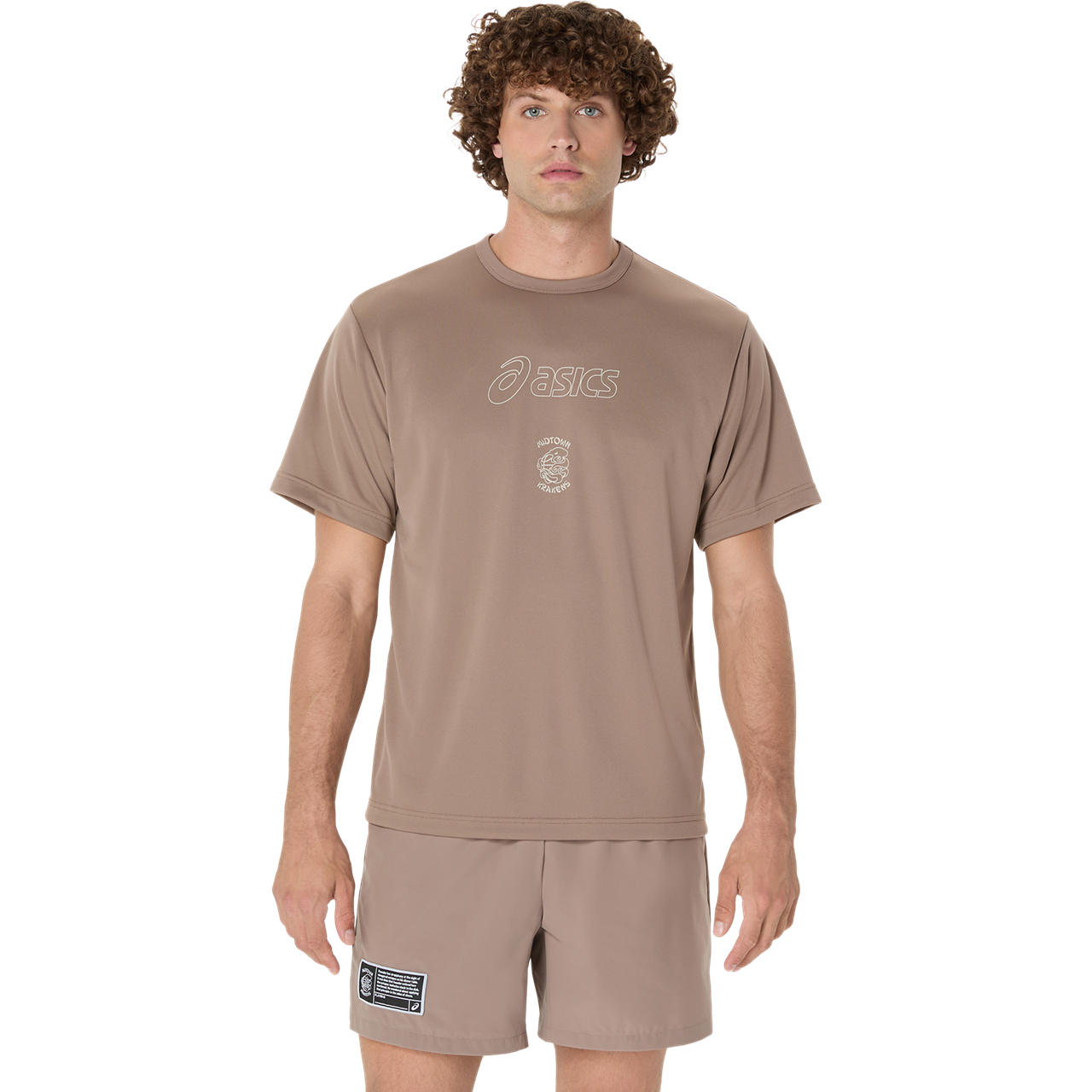 アシックス　Basketball　半袖トップス　ショートスリーブ　2063A411　020　タープグレイ