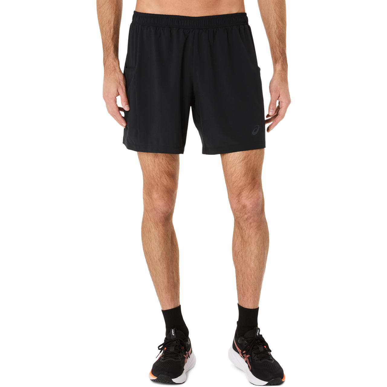 アシックス　Training　ショーツ　２　ＩＮ　１　７ＩＮ　ウーブンショーツ　2031E927　001　ＰＥＲＦＯＲＭＡＮＣＥ　ＢＬＡＣＫ