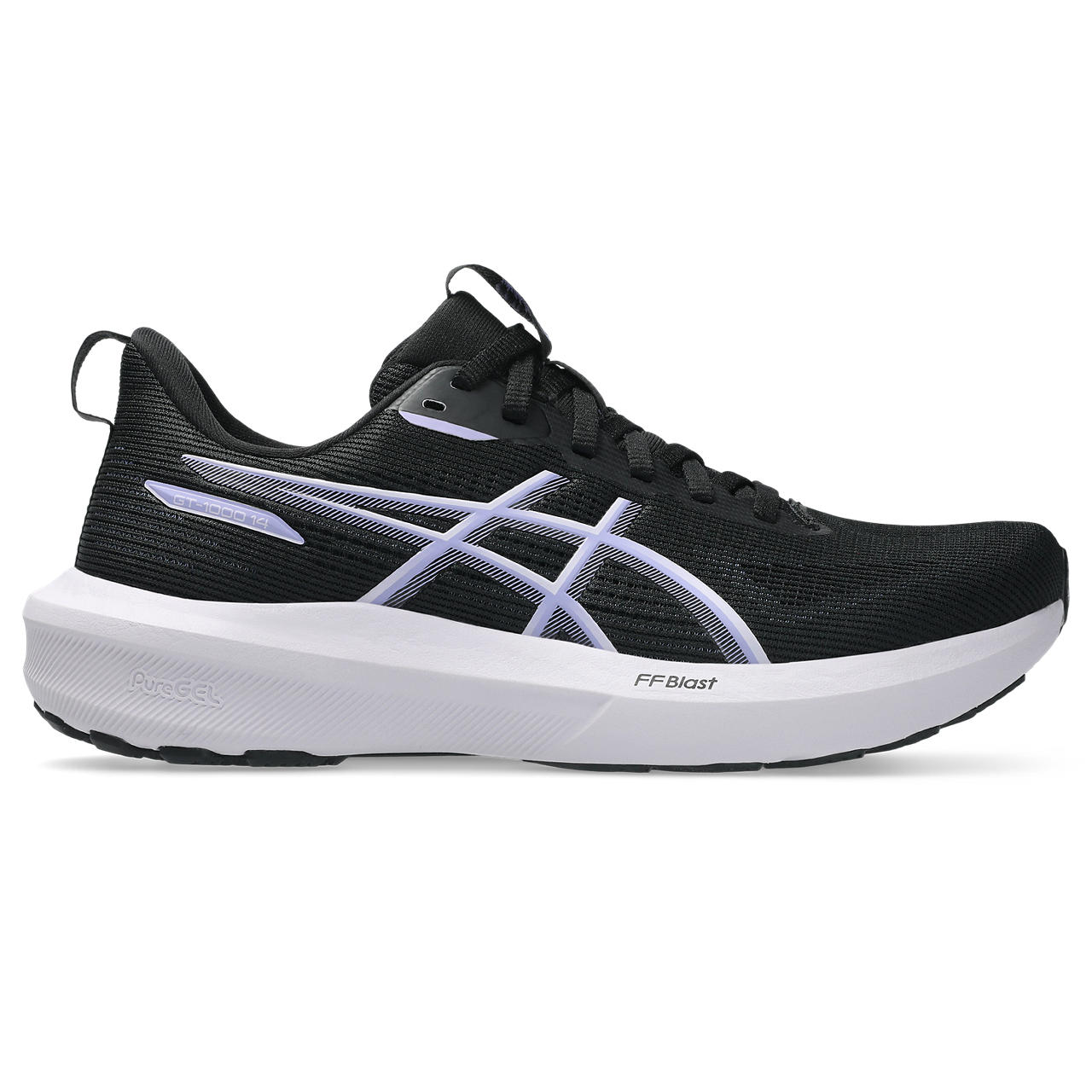 アシックス　Running　シューズ（レディース）　ＧＴ－１０００　１４　ＷＩＤＥ　1012B858　004　ＢＬＡＣＫ／ＬＩＬＡＣ　ＨＩＮＴ