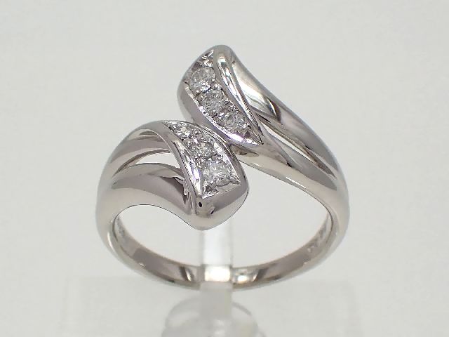 【新品仕上げ済】Pt900　ポーラ　ダイヤモンドリング／ダイヤモンド0.20ct／#17／9.5g 【質屋出店】【送料無料】【中古】