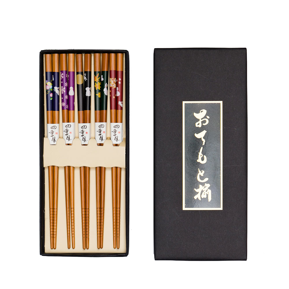 楽天市場】天然木製 箸 5膳セット 寄木 ギフトBOX入り お箸 おは