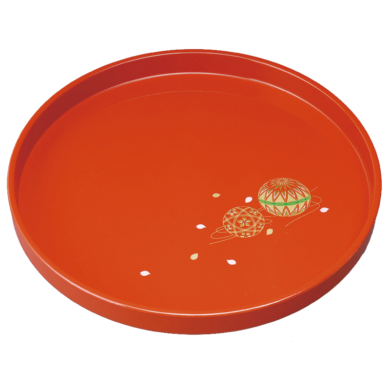 新品 花模様の漆器 お盆 深い赤色 持ち手付き 長手盆 金粉 新品 花模様の漆器 お盆 深い赤色 持ち手付き 長手盆 金粉 新品 花模様