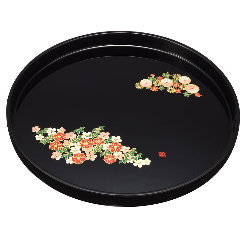 楽天市場】【2点5％クーポン 15日〜】 紀州塗り お盆 菓子鉢 菓子盆