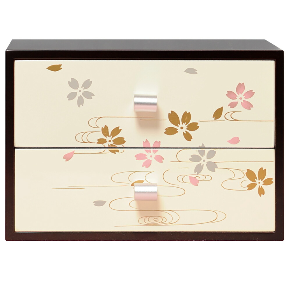 新品未使用⭐︎ 紀州のぬりもの　創作漆器　三つ引きタンス 楽天市場】紀州塗り 三ツ引きタンス 春慶塗 らん 三段 和風 和室
