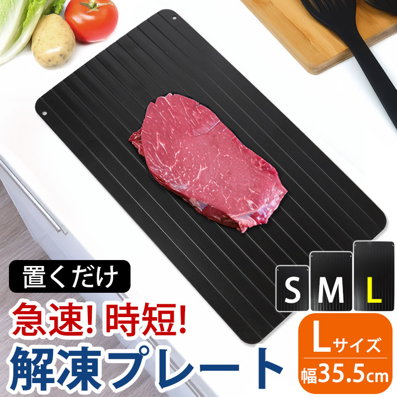 楽天市場】【20％OFF】 解凍プレート Lサイズ 355×205mm 厚さ 3mm 急速