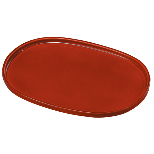 楽天市場】天然木製 7寸 布張丸盆 根来 漆塗り おぼん トレイ