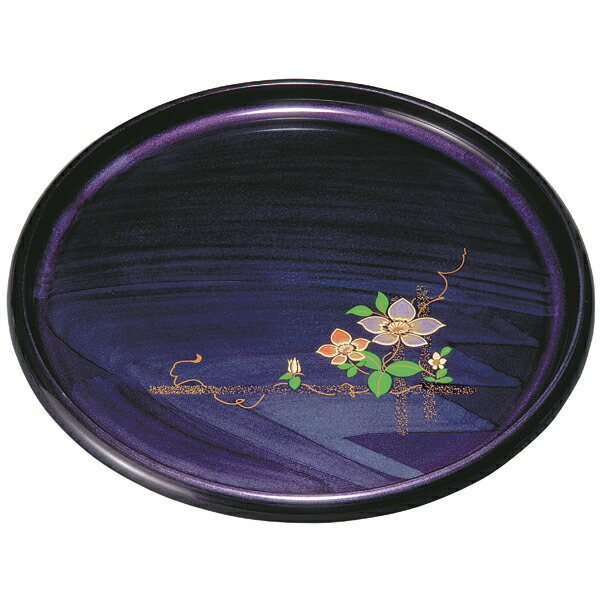 楽天市場】【100枚限定20％クーポン配布中】 紀州塗り 尺1寸 葵丸盆