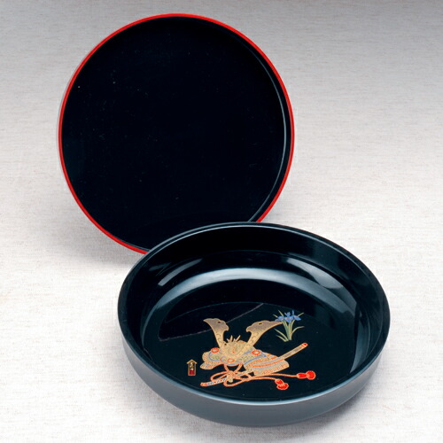 【紀州塗 金渕 天然木丸盆ペア】お盆 紀州漆器 黒 朱 赤御膳 春節 ひな祭り 紀州塗 金渕 天然木丸盆ペア】お盆 紀州漆器 黒 朱 赤御膳
