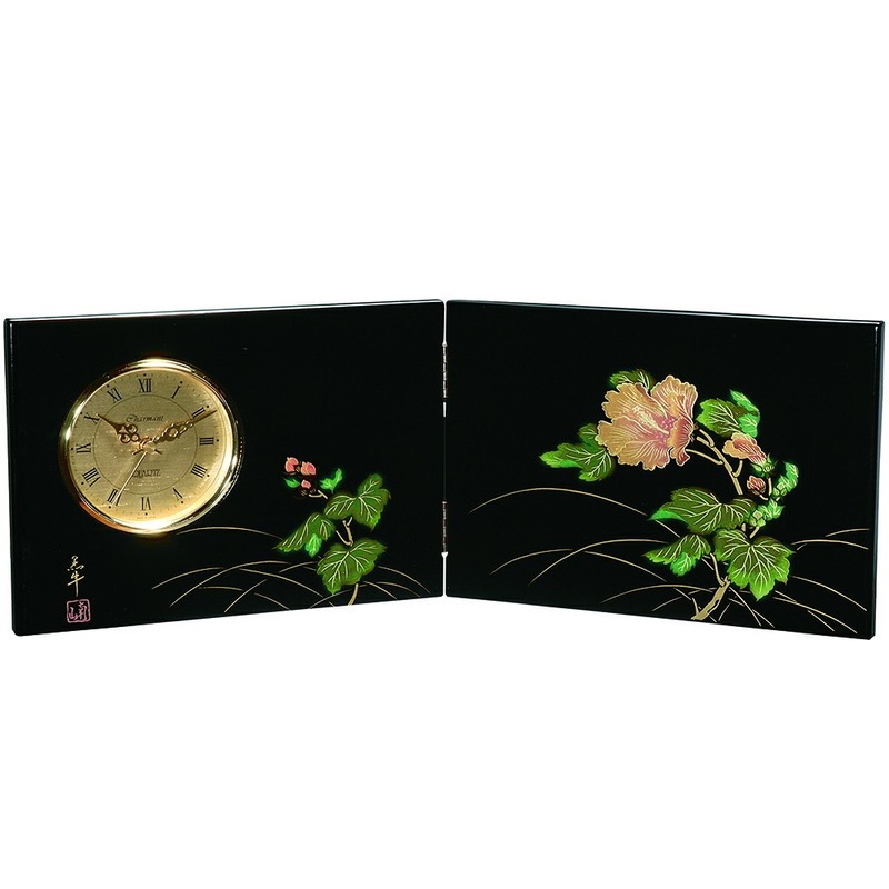 楽天市場】【最大300円クーポン 14日10時〜】 紀州塗り 屏風時計 一