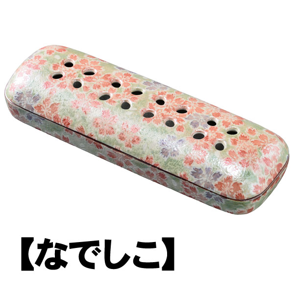 花摘 寝かせる線香皿 なでしこ 有田焼 大 香皿 【20260725】｜三好佛具店