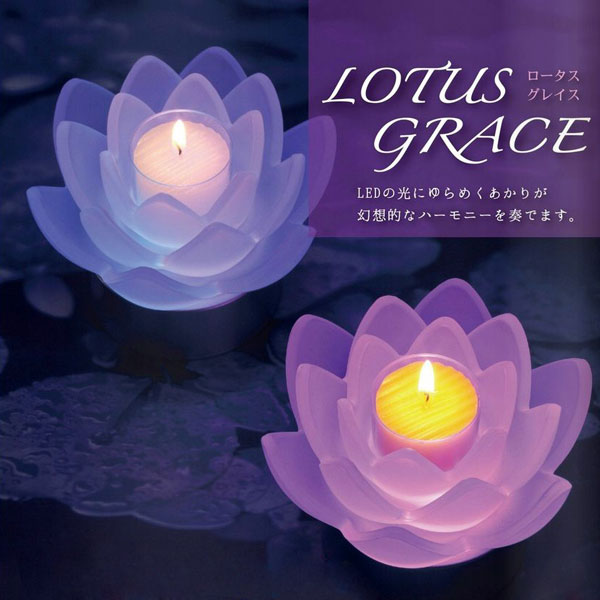 LOTUS GRACR ２個書き割り ロータスグレイス 凍結 キャンドル ろうそく ロウソク ローソクペガサスキャンドル 蓮の蝋燭ＬＥＤコースター書き割り 御盆 差し上げ物 節電 節電打つ手 ＬＥＤ白熱電球 置き目ソク 差し上げ物 呉れて遣る用  【20260608】