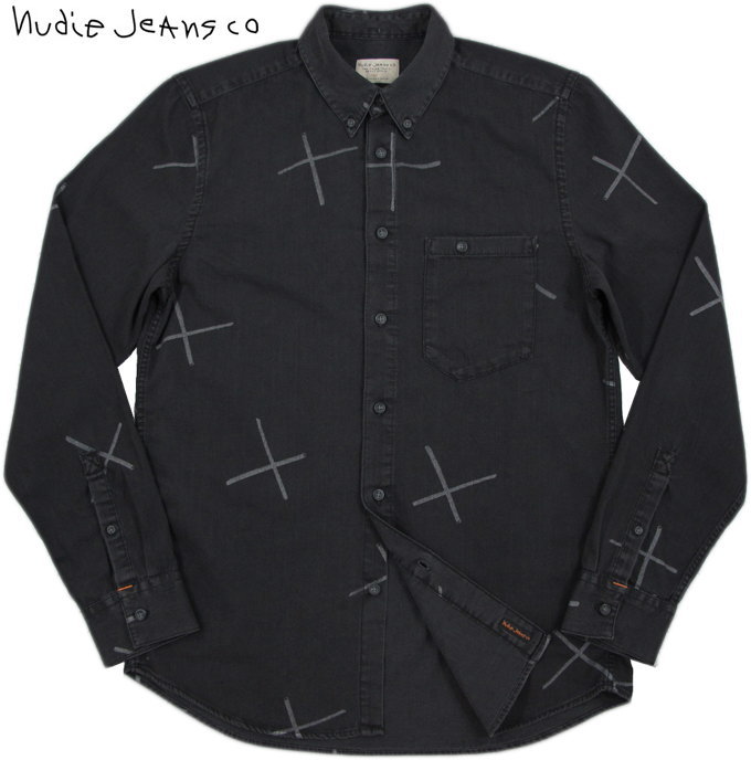 【ゲリラSALE】【美品】Nudie Jeans jonisデニムシャツ ゲリラSALE】【美品】Nudie Jeans jonisデニムシャツ