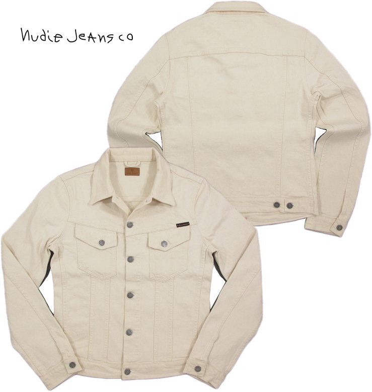 美品 Nudie Jeans ドライ ツイル デニム ジャケット ベージュ 楽天市場】NudieJeans ヌーディージーンズ Perry Org.Worn.Selvage