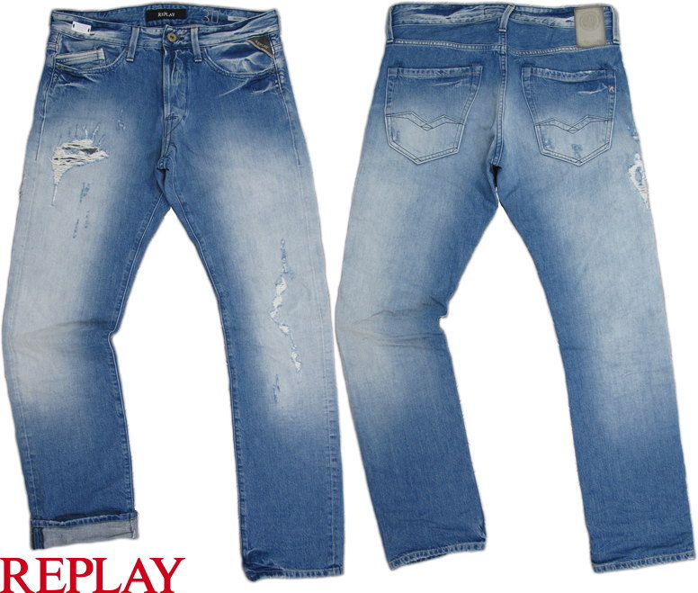 楽天市場】REPLAY/リプレイM983 WAITOM REGULAR FIT JEANSレギュラー