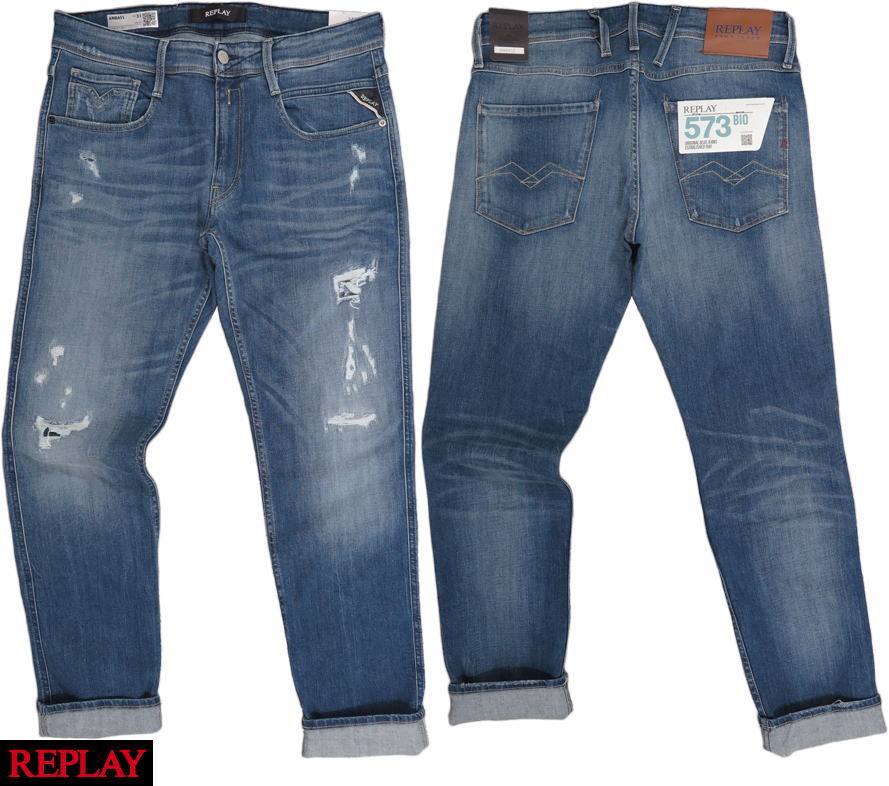 楽天市場】REPLAY/リプレイ M914Y 573 BIO SLIM FIT ANBASS