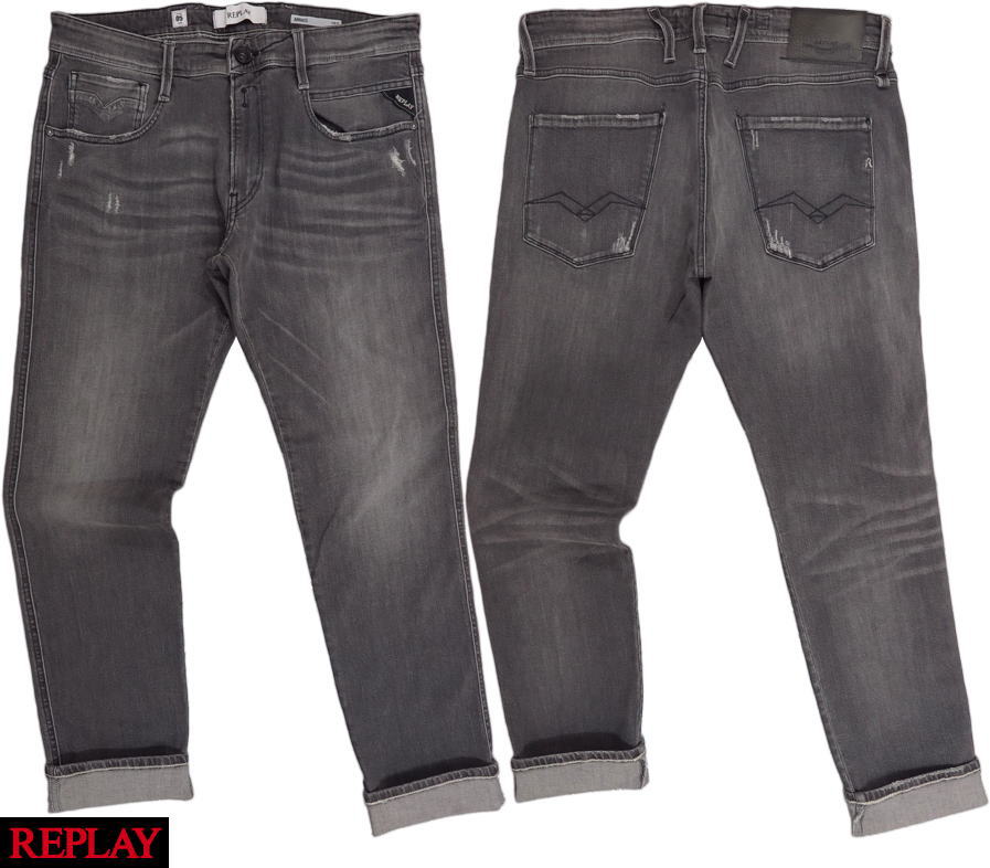 送料無料！　REPLAY デニム 楽天市場】REPLAY/リプレイM914Q AGED ECO 1 YEAR SLIM FIT