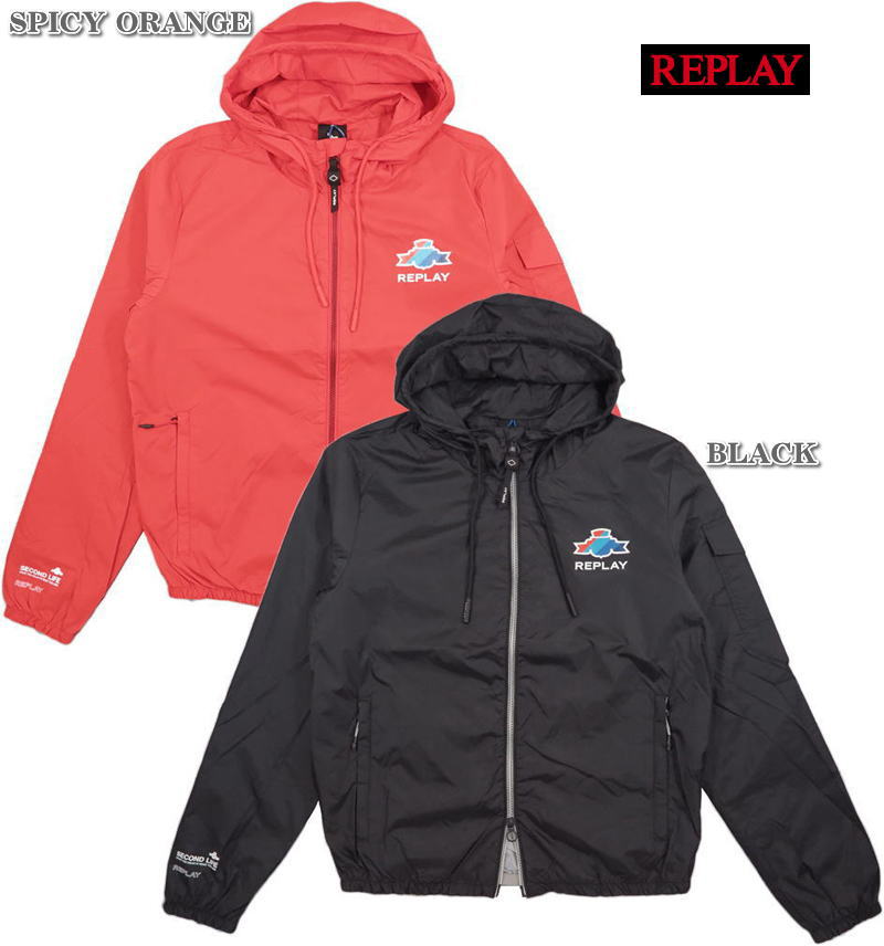 REPLAY (リプレイ) アウター ダウン REPLAY｜(M)シャイニーナイロン エコダウンジャケット | Rakuten