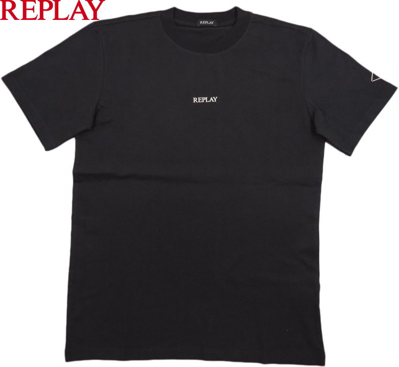 楽天市場】リプレイ REPLAY 半袖Tシャツ メンズ クルーネック